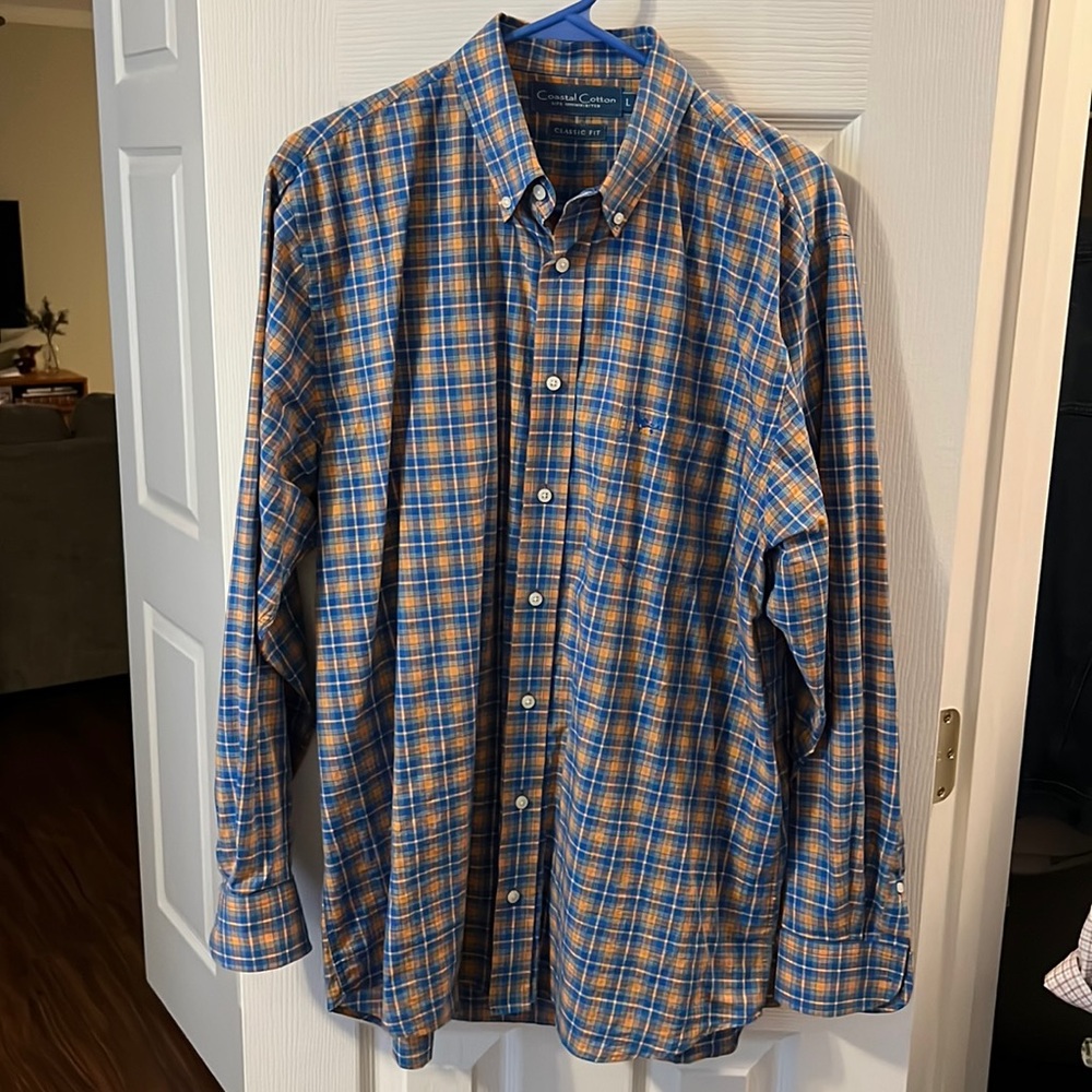 Costal Cotton Button Down size L